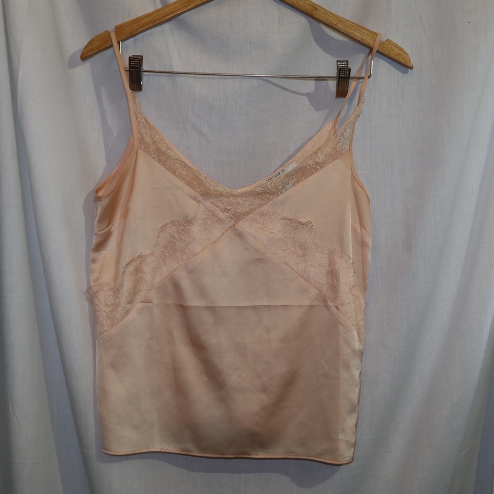 Light Pink ‘Satin’ F21 Top